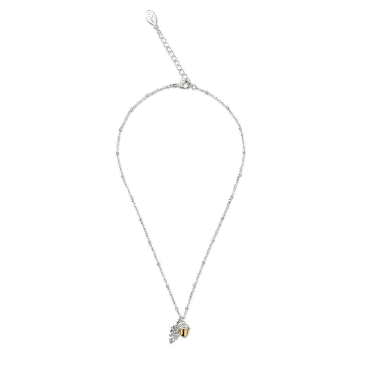 Acorn & Oak Leaf Charm Pendant