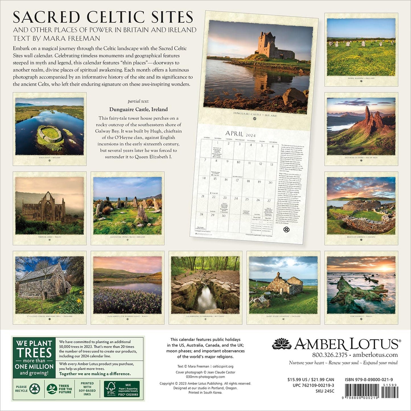 Sacred Celtic Sites 2024 Calendar