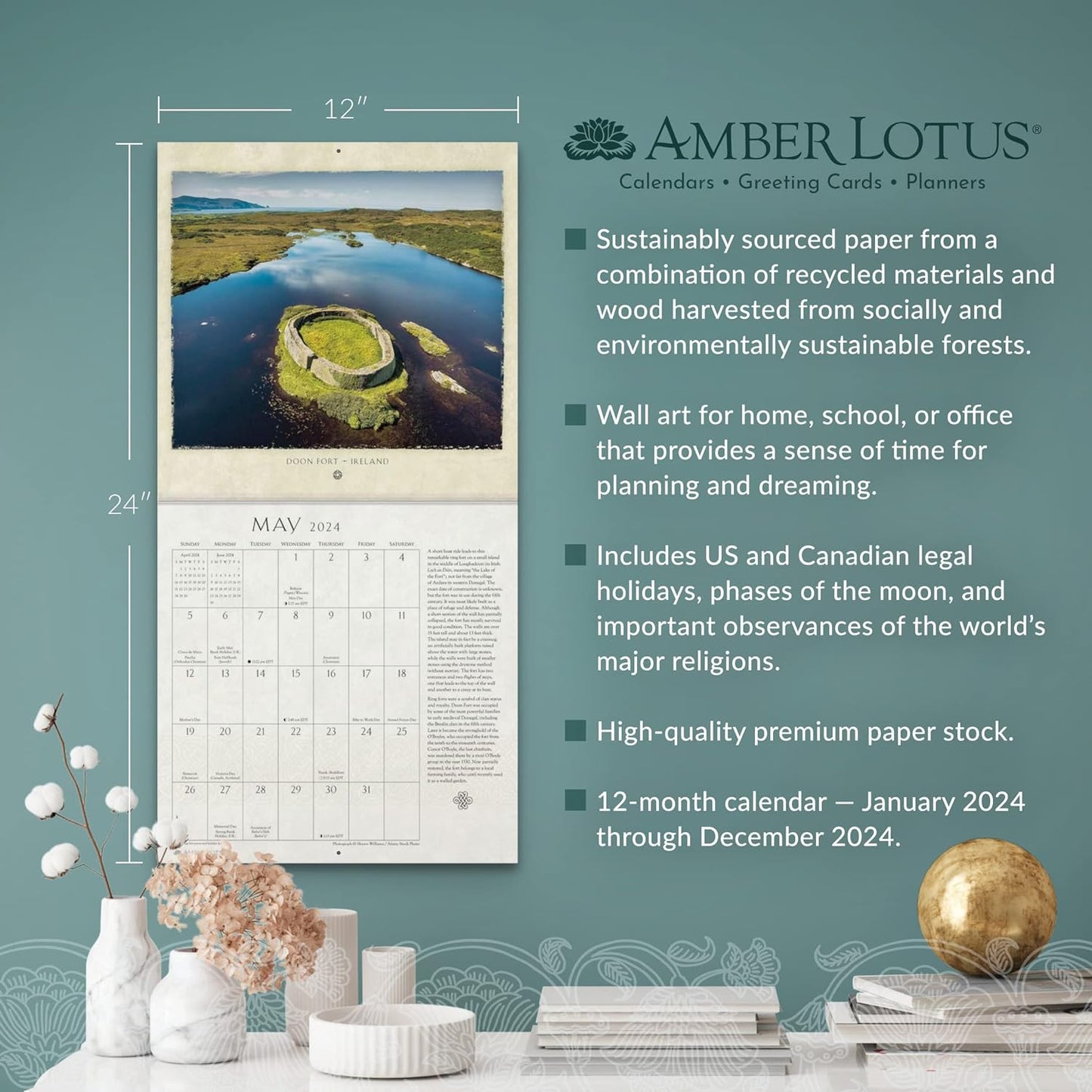 Sacred Celtic Sites 2024 Calendar
