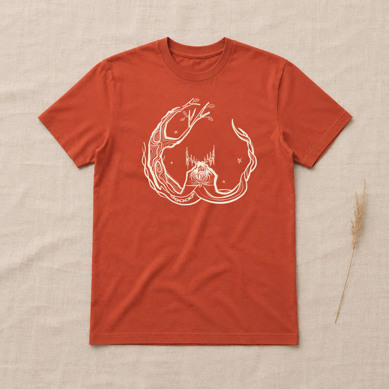 Unisex ‘Herne the Hunter’ Plain T-Shirt