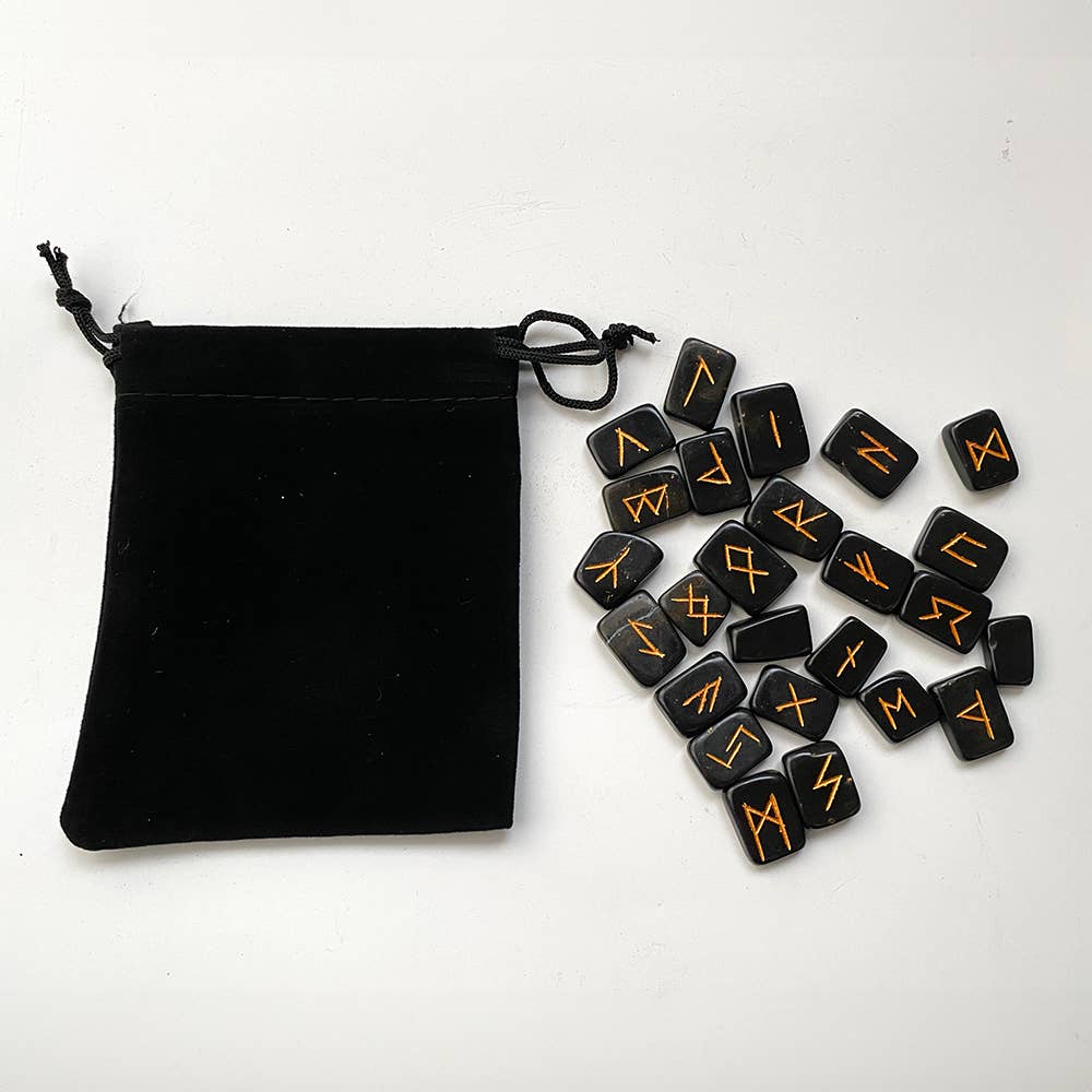 Rectangular Rune Set with Pouch