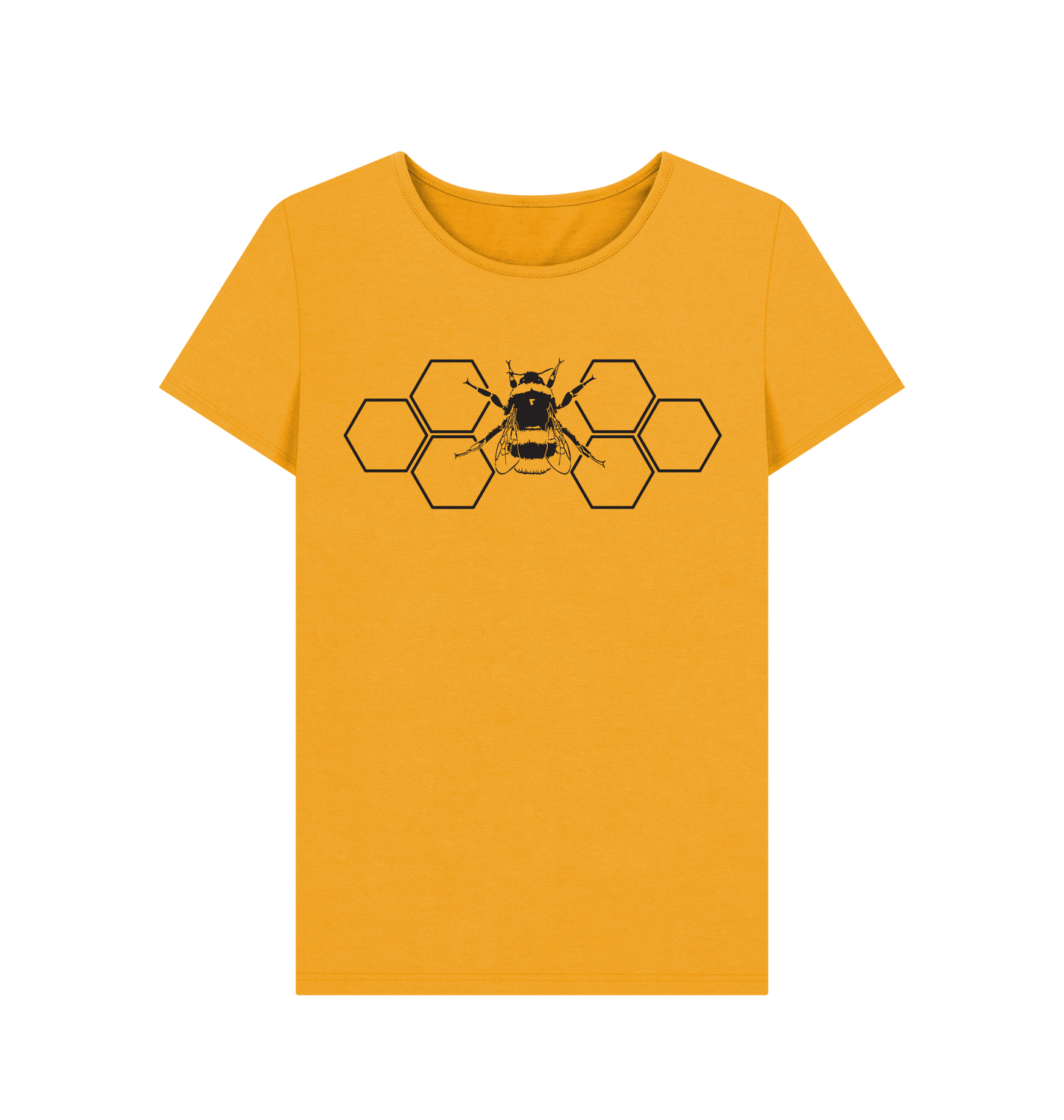 Hexagon Black Bee Tee