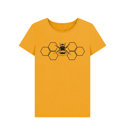 Hexagon Black Bee Tee