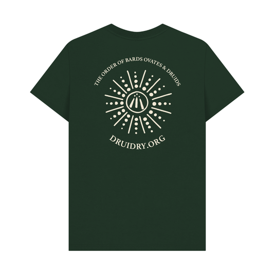 Men's 'Dotted Sunburst' Awen T-Shirt in Evergreen