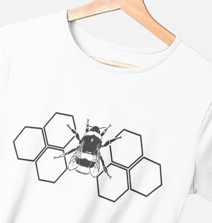 Hexagon Black Bee Tee