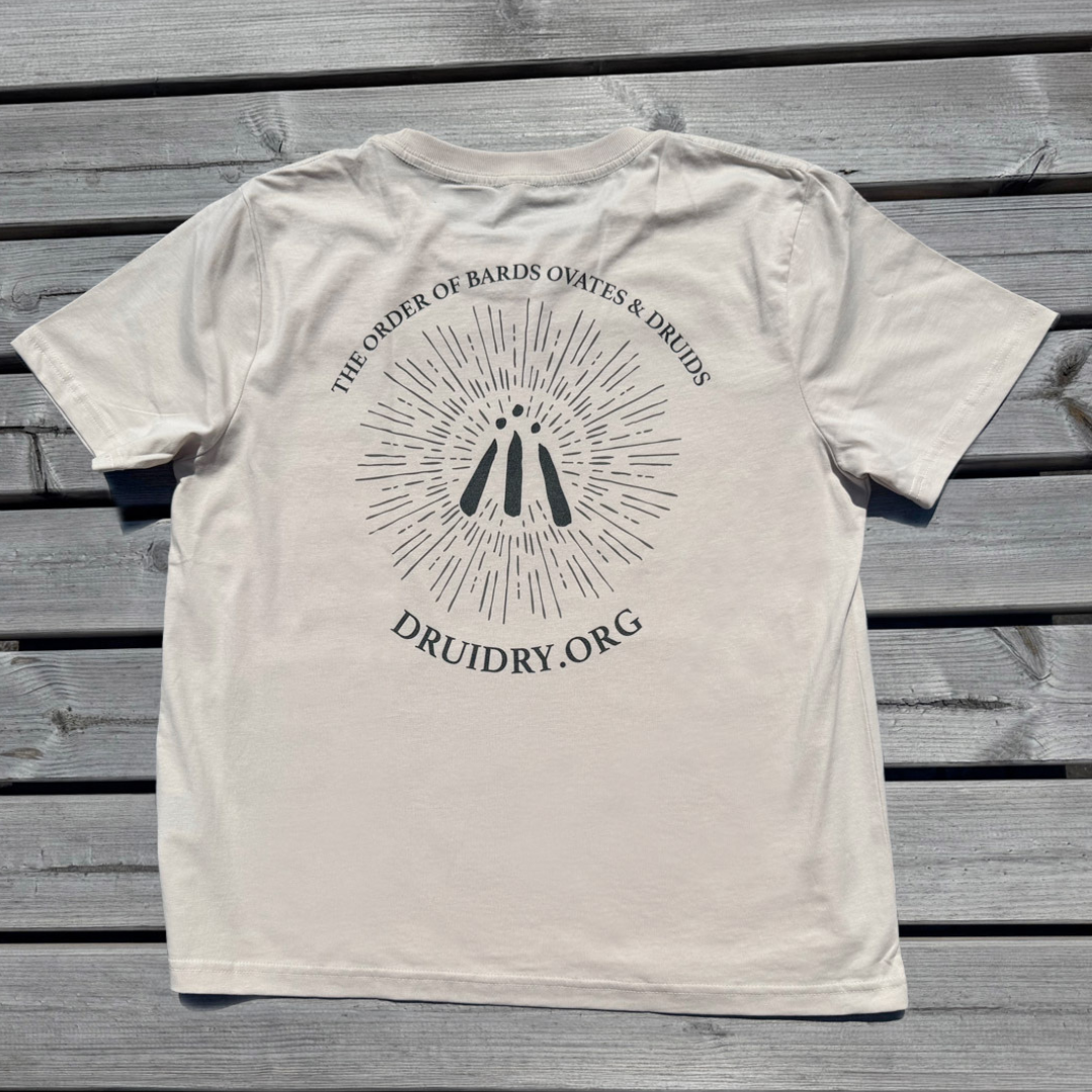 Women's ‘Lined Sunburst' Awen T-Shirt in Oat