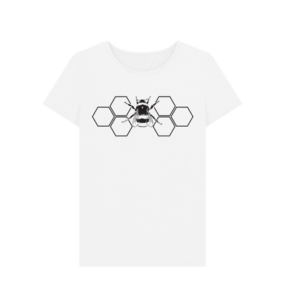Hexagon Black Bee Tee