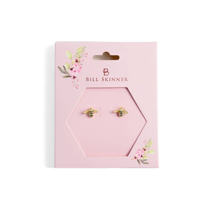 Enamel Bee Studs