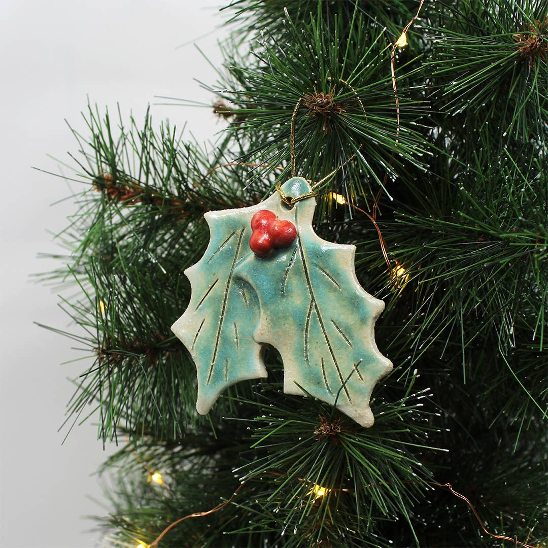 Handmade Ceramic Tree Decorations