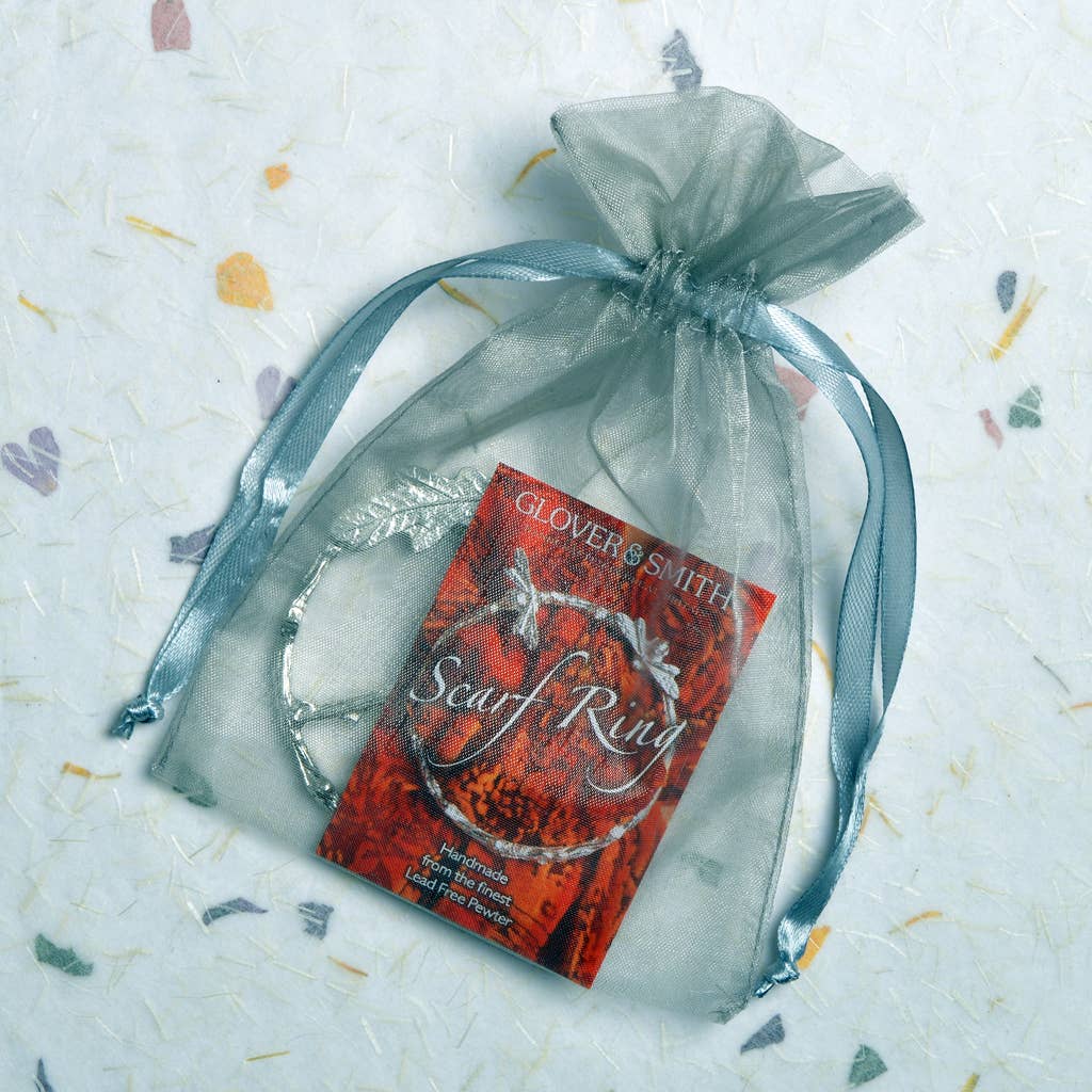 Oak Leaf Pewter Scarf Ring – OBOD Store