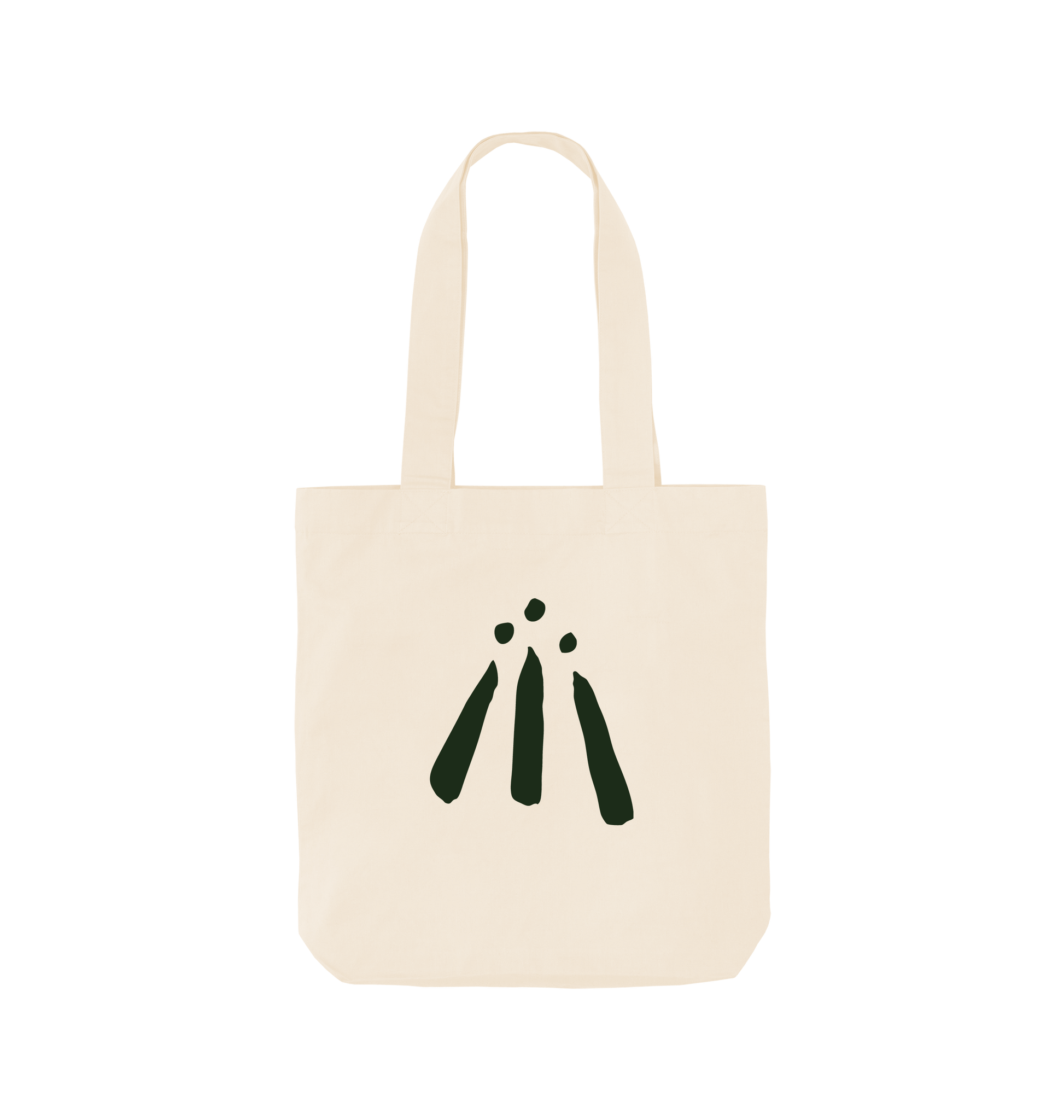 Natural Printed Bag Front