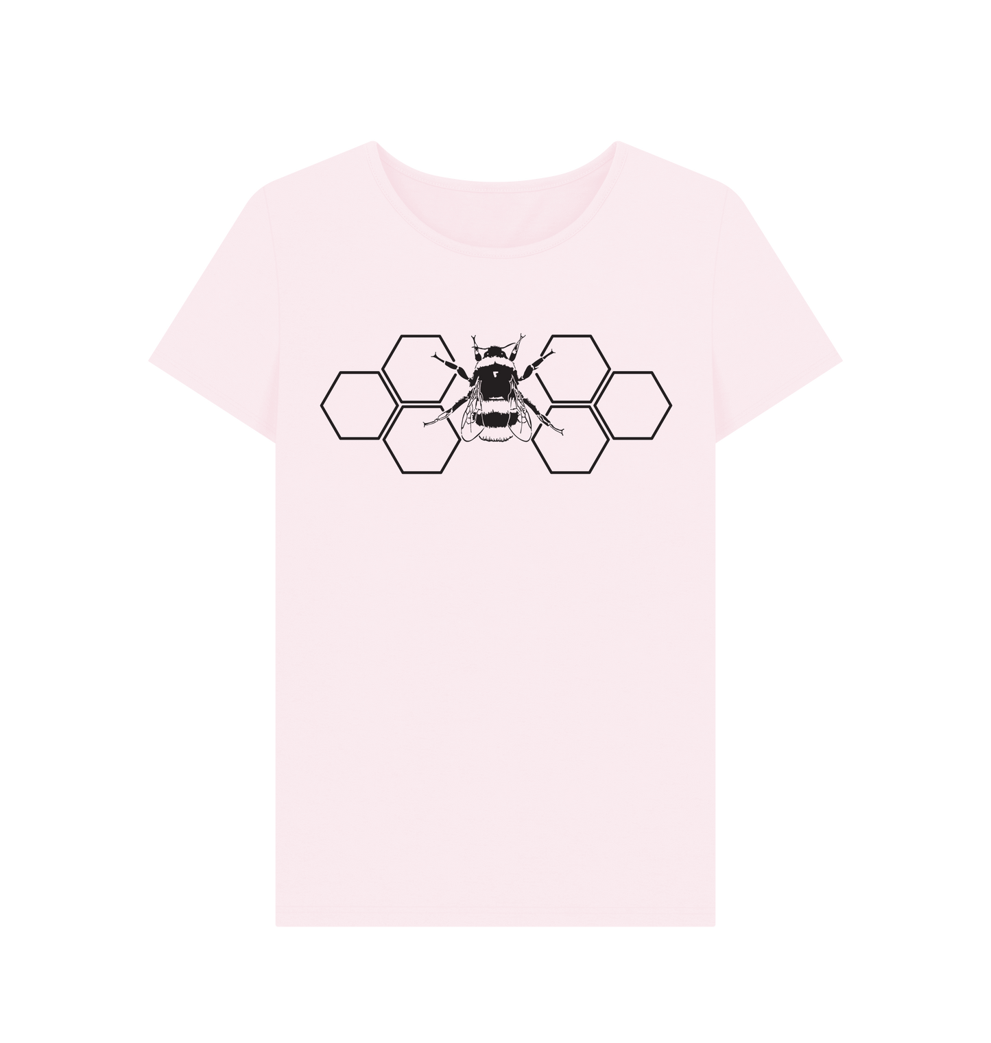 Hexagon Black Bee Tee