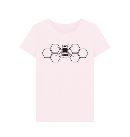 Hexagon Black Bee Tee