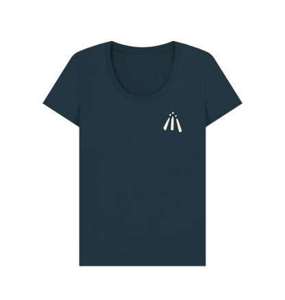 Denim Blue Printed T-shirt Front