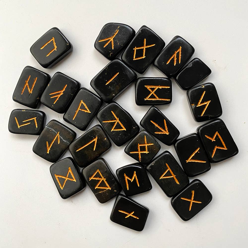 Rectangular Rune Set with Pouch