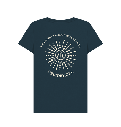 Denim Blue Printed T-shirt Back