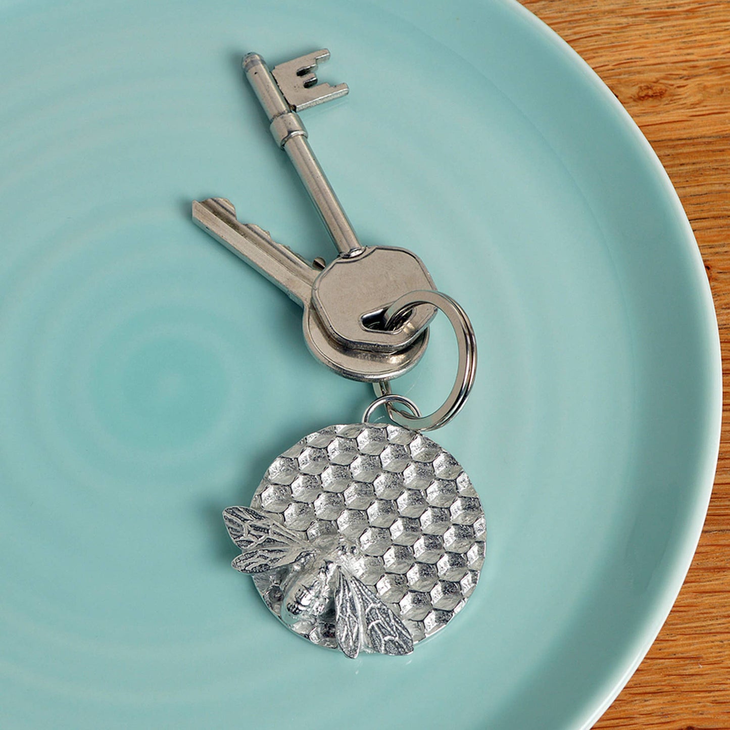 Bee Pewter Keyring