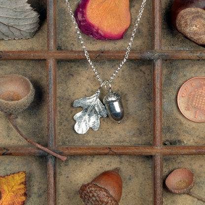 Acorn & Oak Leaf Necklace