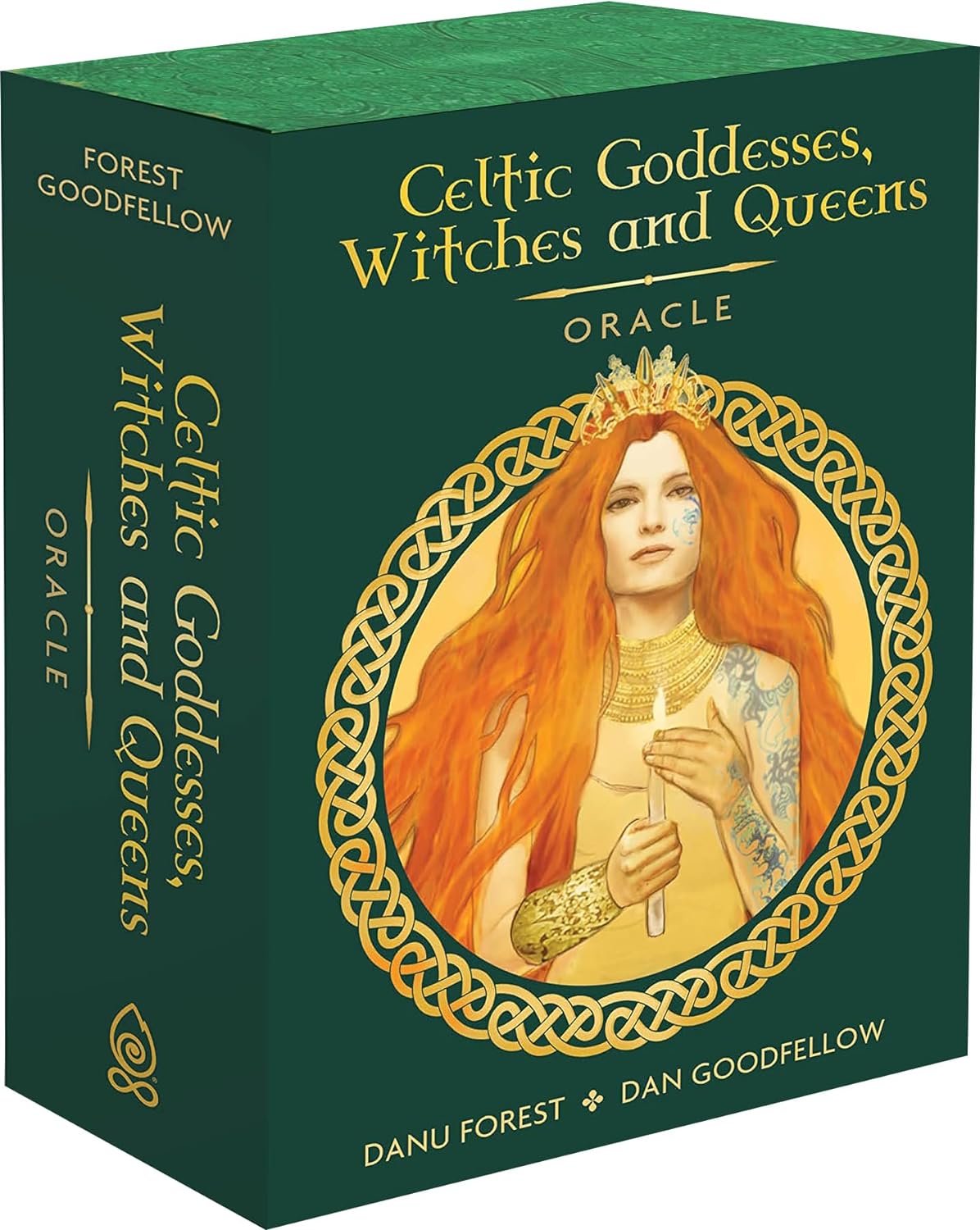 Celtic Goddesses, Witches, and Queens Oracle by Danu Forest, illustrated by Dan Goodfellow