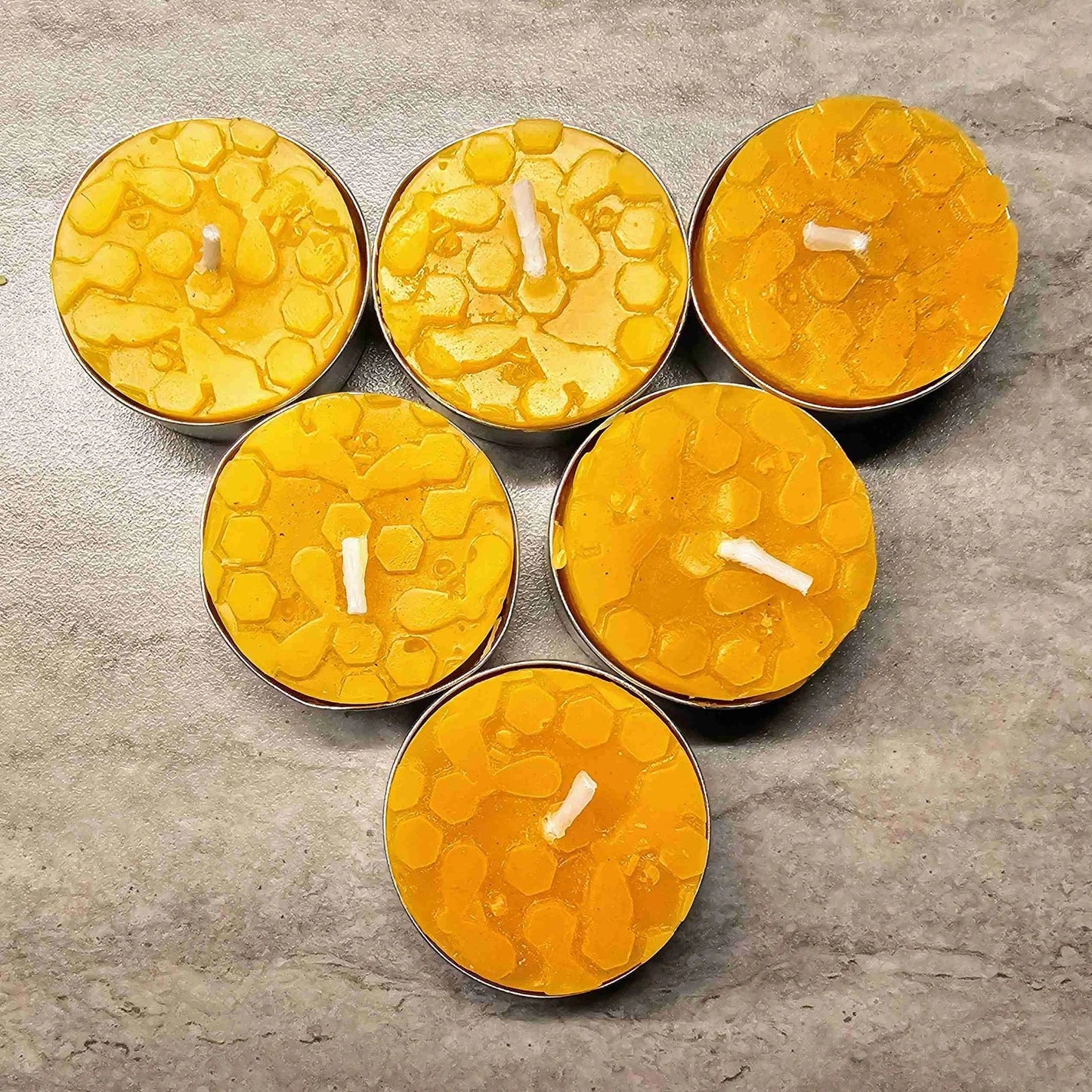 Crawley Bees Pure Beeswax Tealight (Pack of 6)