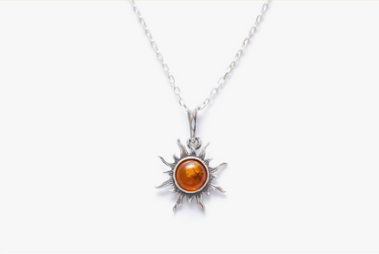 Amber Sun Necklace