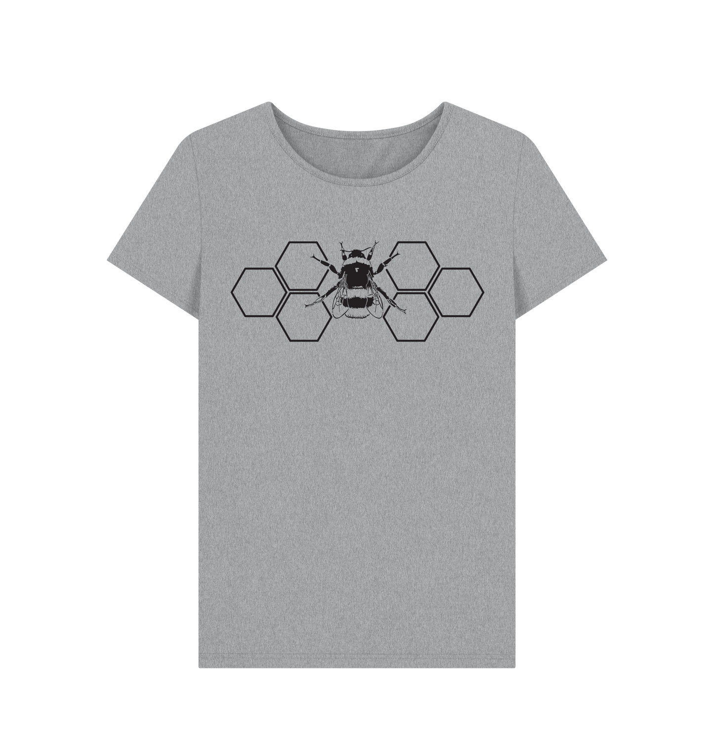 Hexagon Black Bee Tee