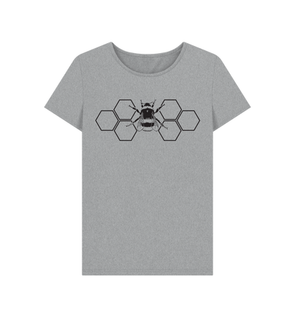 Hexagon Black Bee Tee