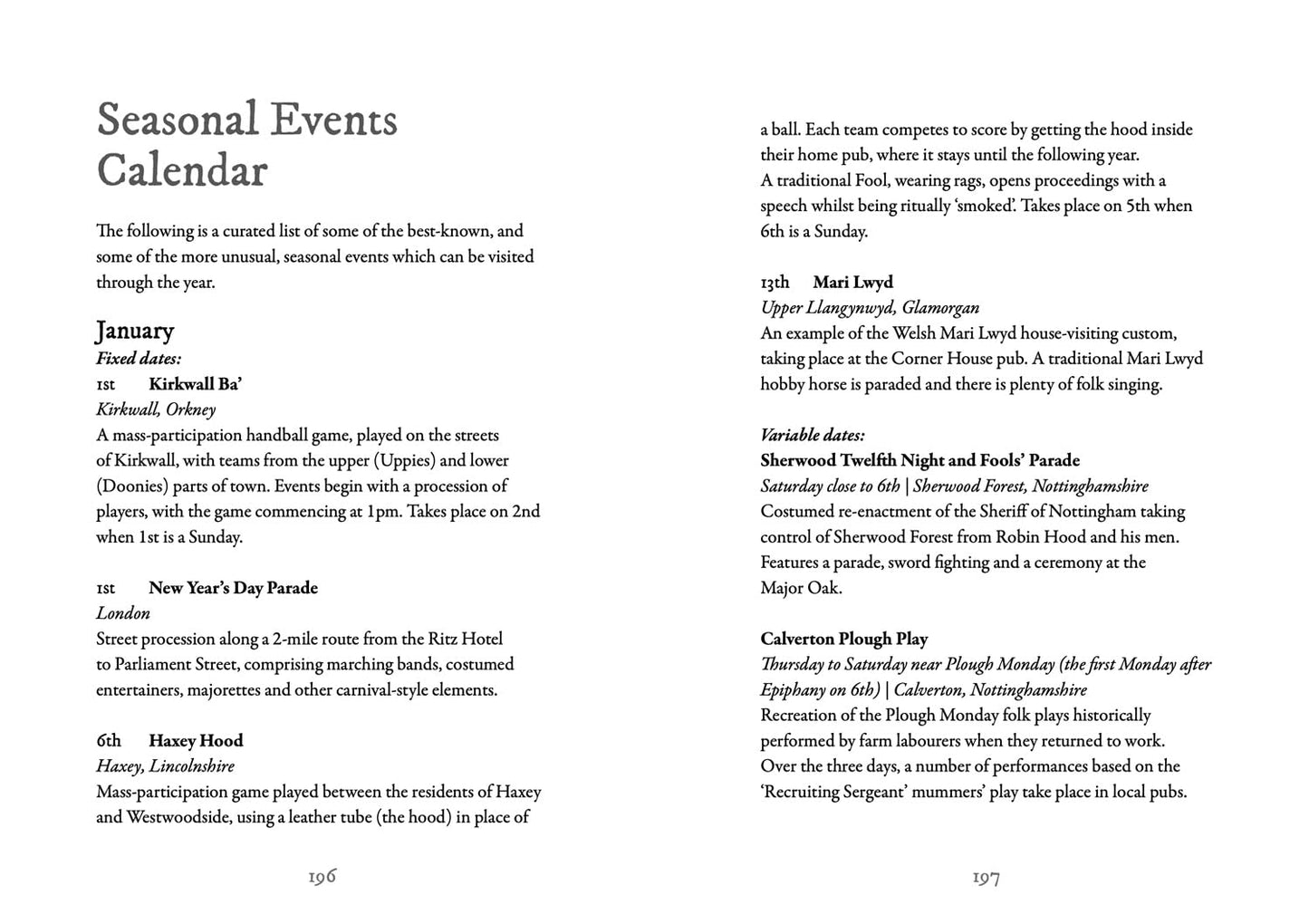 Britain’s Folklore Year: A Seasonal Journey Through Our Customs, Celebrations and Rituals by Mark Norman