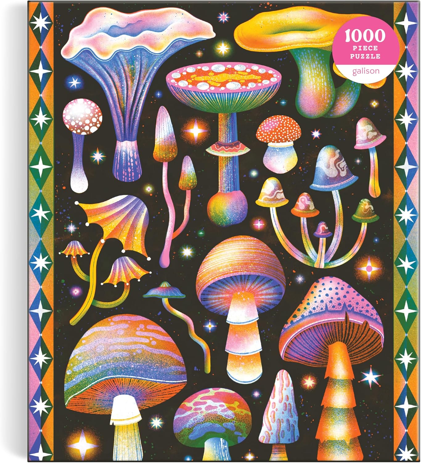 Cosmic Mushrooms 1000 Piece Puzzle by Galison