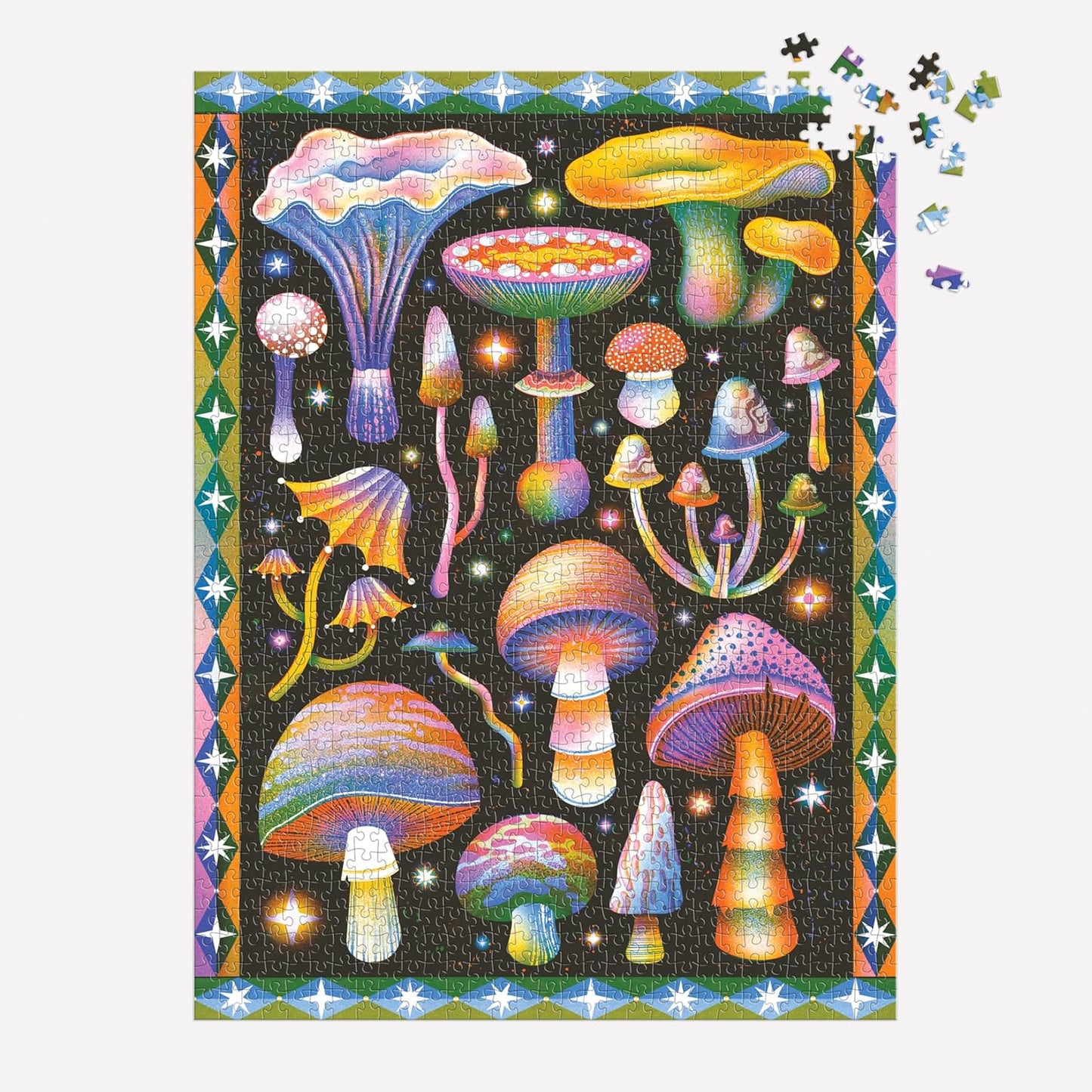 Cosmic Mushrooms 1000 Piece Puzzle by Galison
