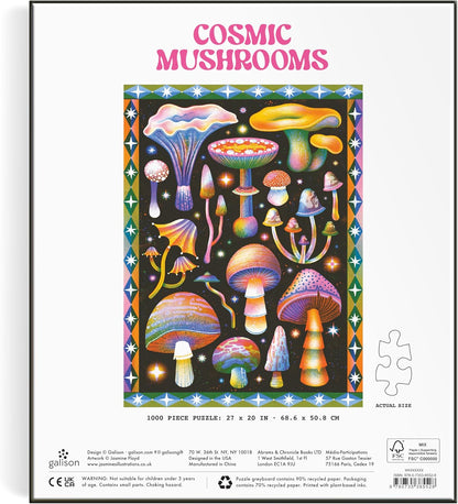 Cosmic Mushrooms 1000 Piece Puzzle by Galison