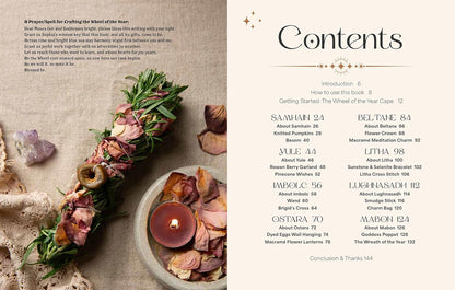 Crafting the Wheel of the Year: 17 Magical Projects to Honour Nature’s Seasons by Claire Gelder & Deb Bowen