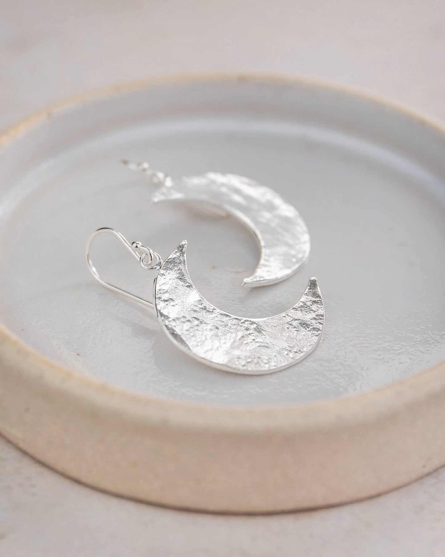 Sterling Silver Cresent Moon Earrings