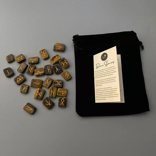 Rectangular Rune Set with Pouch