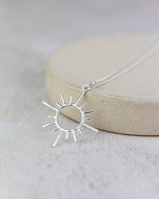 Sun Pendant in Sterling Silver