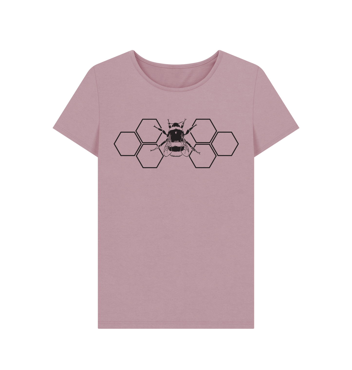 Hexagon Black Bee Tee