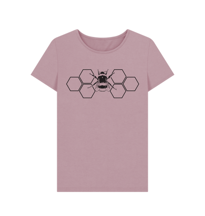 Hexagon Black Bee Tee