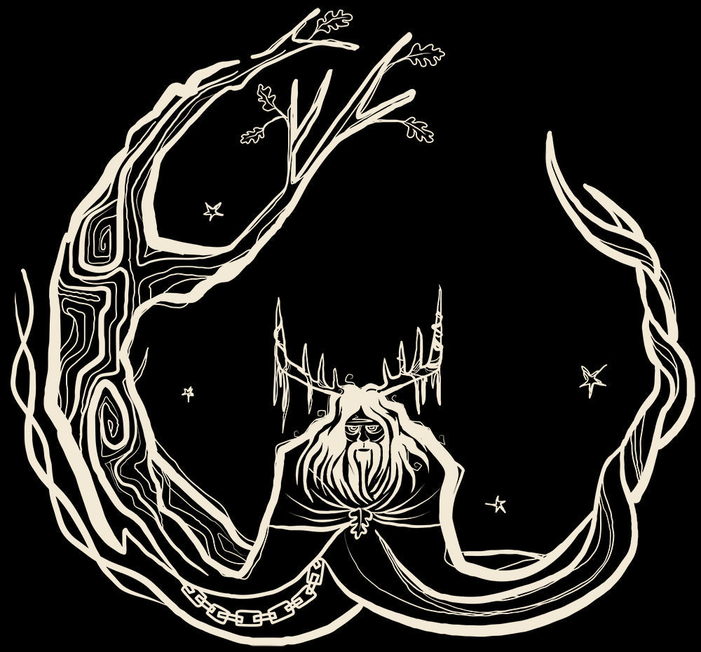 Unisex ‘Herne the Hunter’ Plain T-Shirt