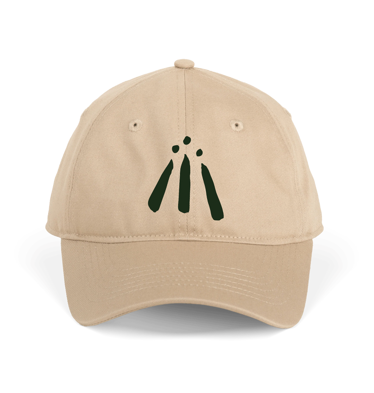 Dark Awen print on 'Oat' cap