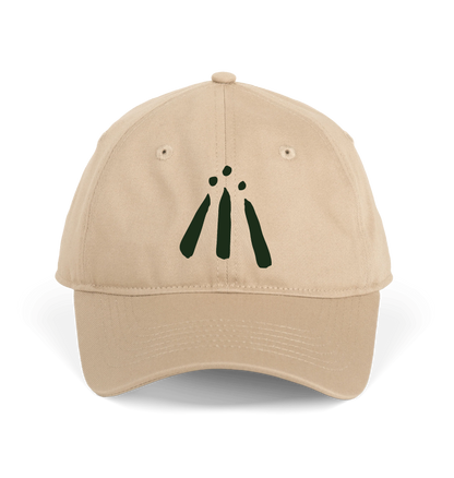 Dark Awen print on 'Oat' cap