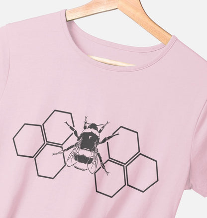 Hexagon Black Bee Tee
