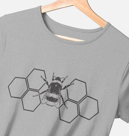 Hexagon Black Bee Tee