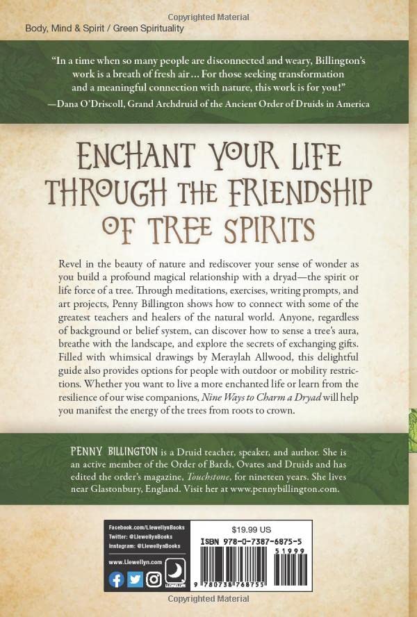 Nine Ways to Charm a Dryad : A Magical Adventure to Connect with the Spirit of Trees - Penny Billington