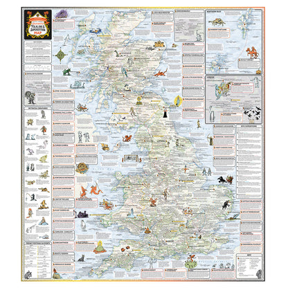 Great British Folklore & Superstition Map