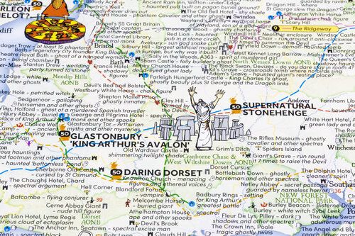 Great British Folklore & Superstition Map